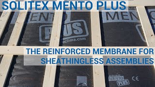 Intro to SOLITEX MENTO PLUS the reinforced membrane for sheathingless assemblies [upl. by Htehpaj]