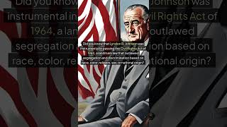 The Civil Rights Act of 1964 LBJ history civilrights ushistory shorts shortvideos [upl. by Haelhsa]