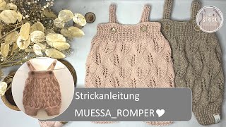 curlystricksisters  MUESSA Romper  Tutorial  diy  Anfänger geeignet [upl. by Salchunas184]