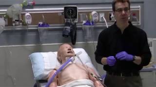 TRACHEOSTOMY TUBE PLUGGING AND SPEAKING VALVE DEMO [upl. by Nolyd333]