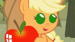 The BEST of Applejack  MLP Baby ComicAnimation Compilation [upl. by Neibaf]