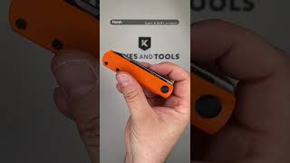 Real Steel G Tanto EDC 7801OB Two Tone Finish Nitro V Orange G10 slipjoint pocket knife [upl. by Aerua]