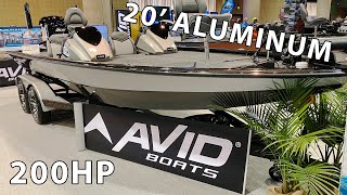 Avid 20 XB Aluminum Boat 200hp Quick Look [upl. by Riggs]