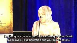 Yasmin Mogahed  Poverty of the Soul  La Pauvreté de lÂme  Vostfr HD [upl. by Canon453]