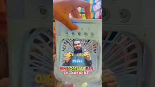 Portable mini air cooling fan HONEST REVIEW  VIRAL MINI AC FAN  PORTABLE AC FAN shorts fans [upl. by Fanchette]