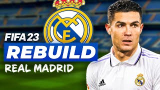 RONALDO EVİNE Mİ DÖNÜYOR  FIFA 23 REAL MADRID REBUILD  KARİYER MODU [upl. by Nosila408]