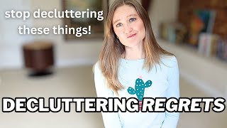 NEVER Get Rid Of These 12 Things When Decluttering [upl. by Kirbee721]