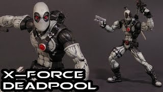 Custom XFORCE DEADPOOL Marvel Legends Figure Review [upl. by Asante]