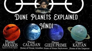 Dune Planets  Hindi Explained [upl. by Hildy]