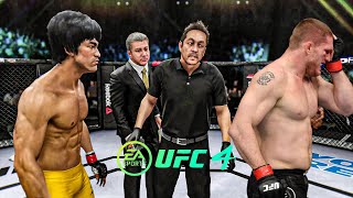 Bruce Lee vs Todd Duffee EA Sports UFC 4 Bruce Lee Fight Club 🔥🐲 [upl. by Brenza]