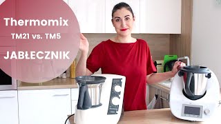 THERMOMIX TM21 I TM5 w akcji czyli pieczemy JABŁECZNIK [upl. by Meesak]