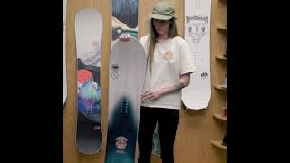 2024 Womens Harpoon Snowboard  Never Summer Industries [upl. by Acirretahs]