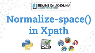 Part11  How to use Normalize space in xpath Xpath Axes [upl. by Lednik]