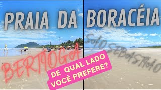 PRAIA DA BORACEIA BERTIOGA OU SÃO SEBASTIÃO DE QUAL LADO VOCE PREFERE melhorespasseiosdopedro [upl. by Milano]