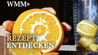 Ingwer Shot selber machen  Leckeres Rezept mit Orange und Zitrone [upl. by Juliette]