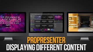 How To Display Different Content on Screens in ProPresenter [upl. by Dulcy272]