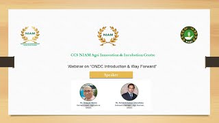 Webinar on ONDC Introduction and Way Forward [upl. by Venola]