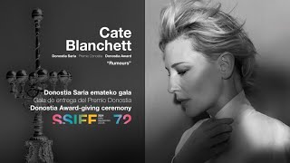 Donostia Awardgiving ceremony for Cate Blanchett 2024 [upl. by Shelbi]