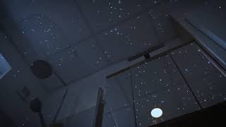 Fibre Optic Starlight Ceiling Tiles With Twinkle And ColourChanging Effect [upl. by Arlan]