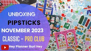 💜 PIPSTICKS  CLASSIC PRO CLUB PACK  November 2023 [upl. by Pennebaker64]