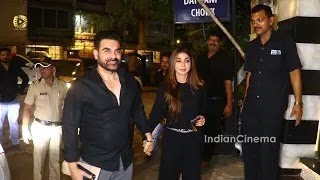 Arbaaz Khan Sohail Khan Arhaan Khan and Abram Khans Family Dinner at Tori Restaurant [upl. by Znerol]