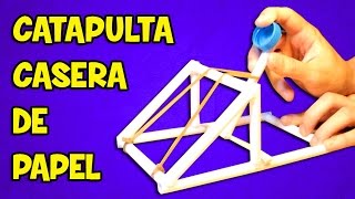 Catapulta Casera  Armas de papel [upl. by Tabib832]