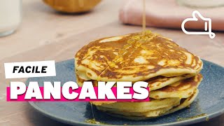 Recette ultra facile de pancake [upl. by Reinar]