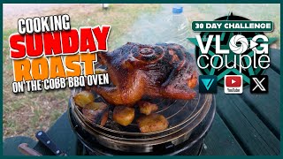 Cooking Sunday Roast Chicken amp trimmings on the Cobb BBQ Grill [upl. by Biron671]