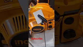 Ingco gasoline chain saw 18quotsubscribe my channel to get more update about tools subscribe [upl. by Ahsienahs]