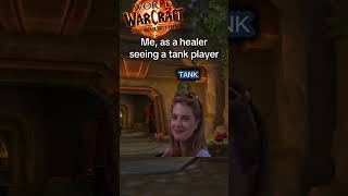 Me as a healer seeing a tank player worldofwarcraft warcraft thewarwithin warwithin mmorpg [upl. by Hadias]