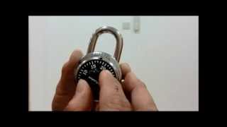 How to Operate a Master Combination Padlock [upl. by Ethe822]