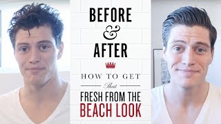 How to Get The Beach Hair Look  Easy Ocean Wave Hair Products  Cremo [upl. by Ori]