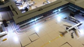 1500 scale airport diorama [upl. by Hsitirb427]