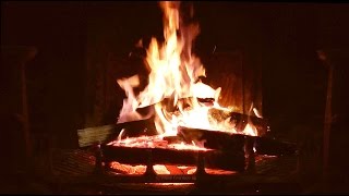 Burning Fireplace with Relaxing Crackling Fire Sounds No Loop HD [upl. by Ahsiekrats]