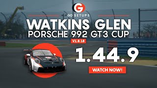 Watkins Glen 1449  Porsche 992 GT3 CUP  GO Setups  ACC 1818 [upl. by Jenda]