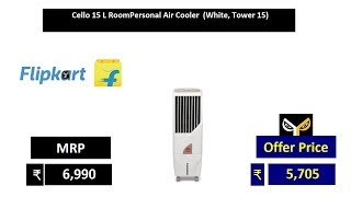 Cello 15 L RoomPersonal Air Cooler White Tower 15 [upl. by Tdnarb]