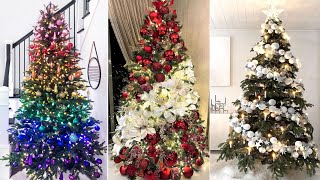 🎄100 IDEAS ÁRBOLES DE NAVIDAD 2024  ÁRBOLES NAVIDEÑOS LUJOSOS  DECORACIÓN NAVIDEÑA 2024 🎄 [upl. by Galvan]