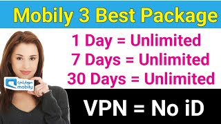 Mobily 3 Best Package  Mobily internet Package 2024 by Saudi PK [upl. by Krigsman395]