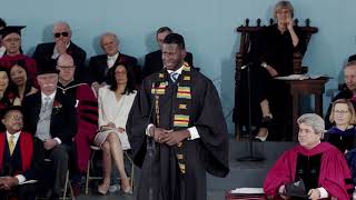 Undergraduate Speaker Christopher Egi  Harvard Commencement 2018 [upl. by Hsepid]