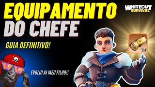 EQUIPAMENTO DO CHEFE  GUIA DEFINITIVO WHITEOUT SURVIVAL [upl. by Anoerb]