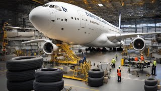 How Airplane Tires are MadeINSANE Manufacturing Process [upl. by Lyj]