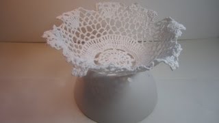 Cómo hacer un dulcero a ganchillo Crochet Bowl [upl. by Noiztneb216]