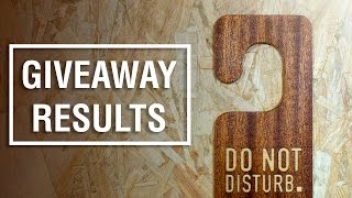 Door Hangers Giveaway Results [upl. by Alomeda676]