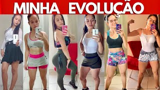 Minha Evolução em Fotos na Academia  Como Ganhei Massa Muscular [upl. by Engelhart]