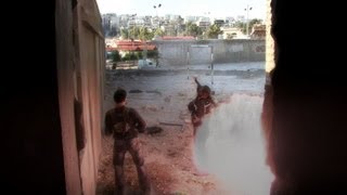 Syrie à Alep des rebelles à lassaut des snipers du régime [upl. by Grados]