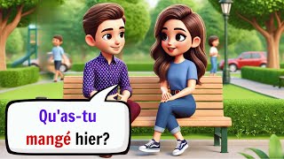 Dialogues En Français A1  French Conversation Practice for Beginners  Learn French [upl. by Ailhat]