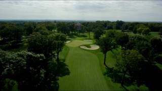 Hole 3 Flyover  Hazeltine National Golf Club [upl. by Ayet]