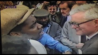 Vintage video  Handsworth Riots Lozells Rd Birmingham UK 1985  compilation of news reports [upl. by Merth]