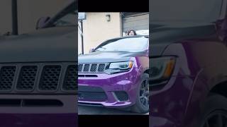 SRT Len’s Trackhawk wrap reveal youtube shorts trackhawk [upl. by Ernesta954]