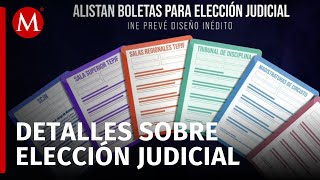 INE diseñará boletas judiciales con colores para evitar confusiones [upl. by Eyla464]